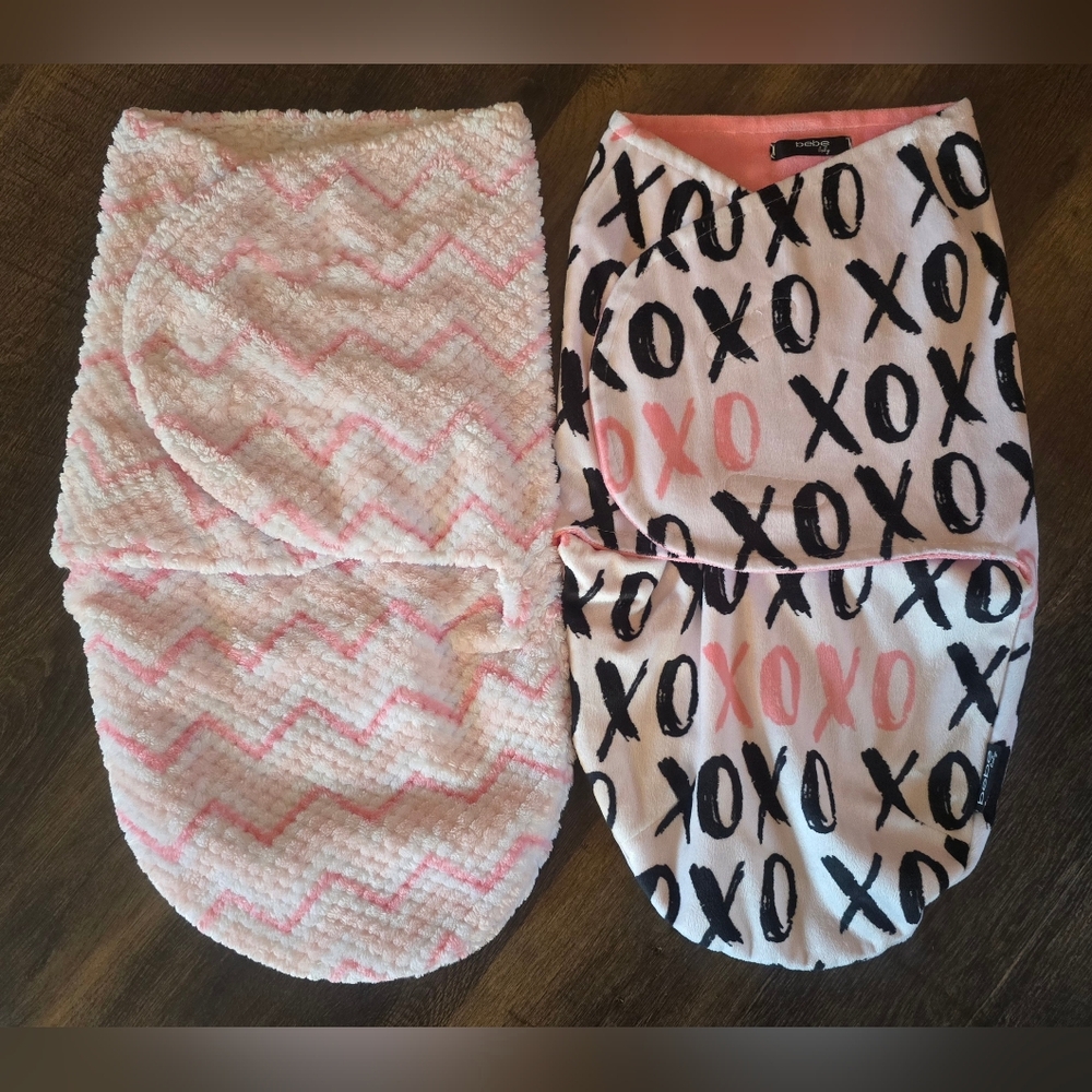 Fuzzy Velcro Baby Swaddles